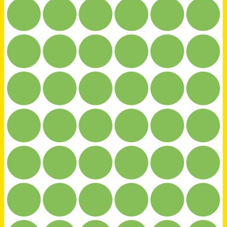 Kolorowe kółka do zaznaczania Avery Zweckform; 270 etyk./op., Ø12 mm, zielone odblaskowe