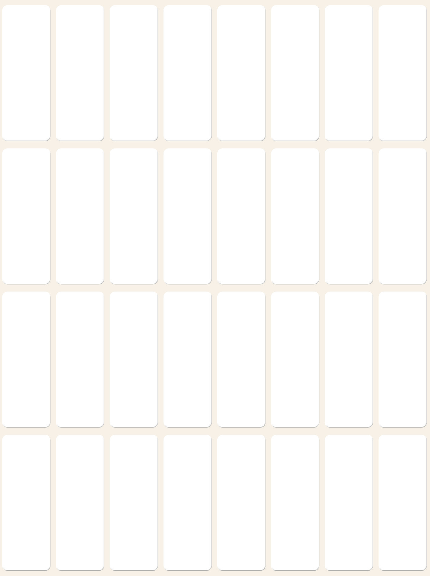 Białe minietykiety do opisywania ręcznego Avery Zweckform; 928 etyk./op., 38 x 14 mm - obrazek 2