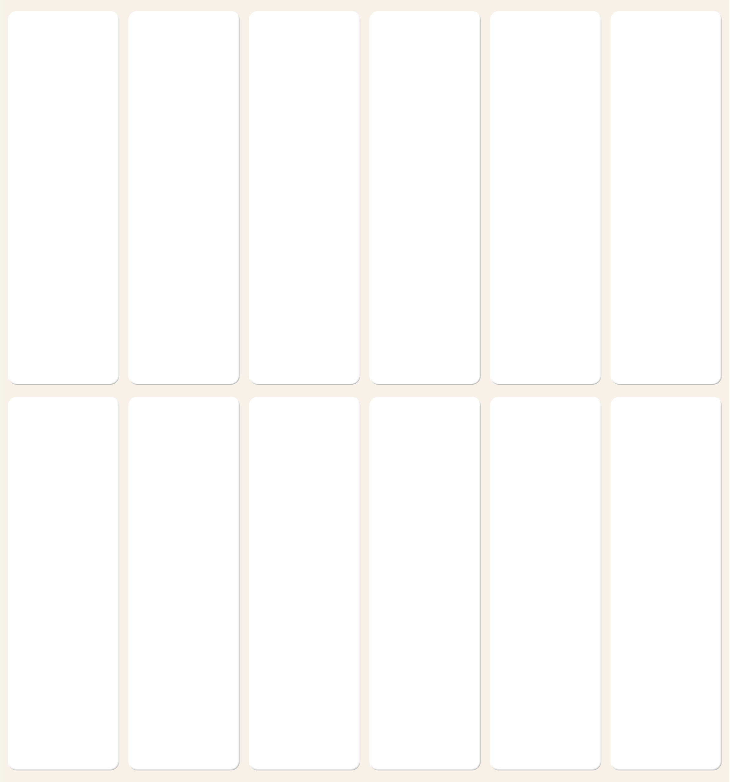 Trwałe minietykiety do opisywania ręcznego Avery Zweckform; 396 etyk./op., 62 x 19 mm, białe - obrazek 2