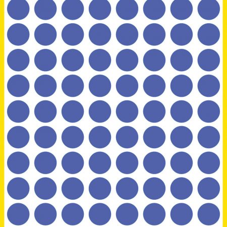 Usuwalne, kolorowe kółka do zaznaczania Avery Zweckform; 416 etyk./op., Ø8 mm, niebieskie