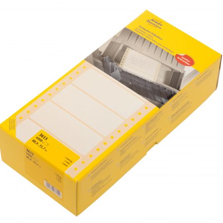 Etykiety uniwersalne do drukarek igłowych Avery Zweckform; 88,9 x 35,7 mm, 4000 szt./op., białe