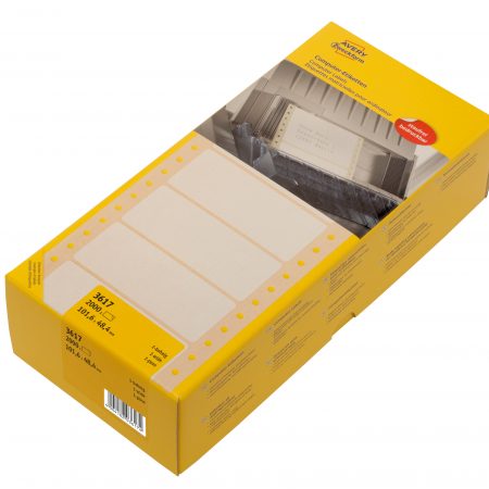 Etykiety uniwersalne do drukarek igłowych Avery Zweckform; 101,6 x 48,4 mm, 2000 szt./op., białe