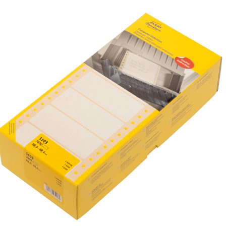 Etykiety uniwersalne do drukarek igłowych Avery Zweckform; 88,9 x 48,4 mm, 3000 szt./op., białe