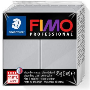 FIMO, Masa plastyczna termoutwardzalna Professional, jasnoszara, 85g S 8004-80