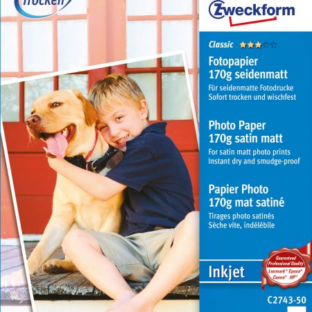 Papier fotograficzny jedwabisty mat 10 x 15 cm; 170 g, Avery Zweckform