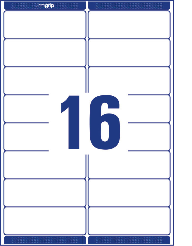 Etykiety adresowe białe Avery Zweckform; A4, 250 ark./op., 99,1 x 33,9 mm - obrazek 2