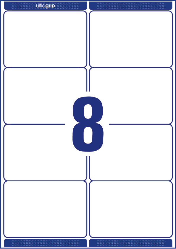 Białe etykiety wysyłkowe Avery Zweckform; A4, 40 ark./op., 99,1 x 67,7 mm - obrazek 2