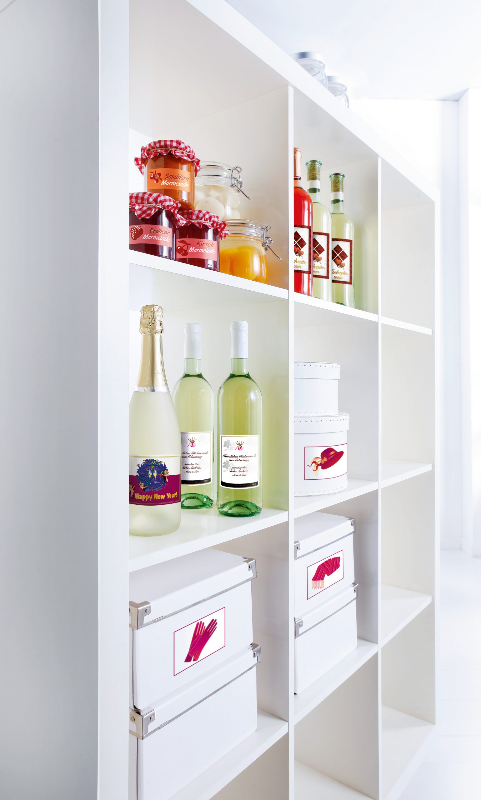 Etykiety na butelki; 90 x 120 mm, 5 ark./opak., białe; Avery Zweckform - obrazek 2