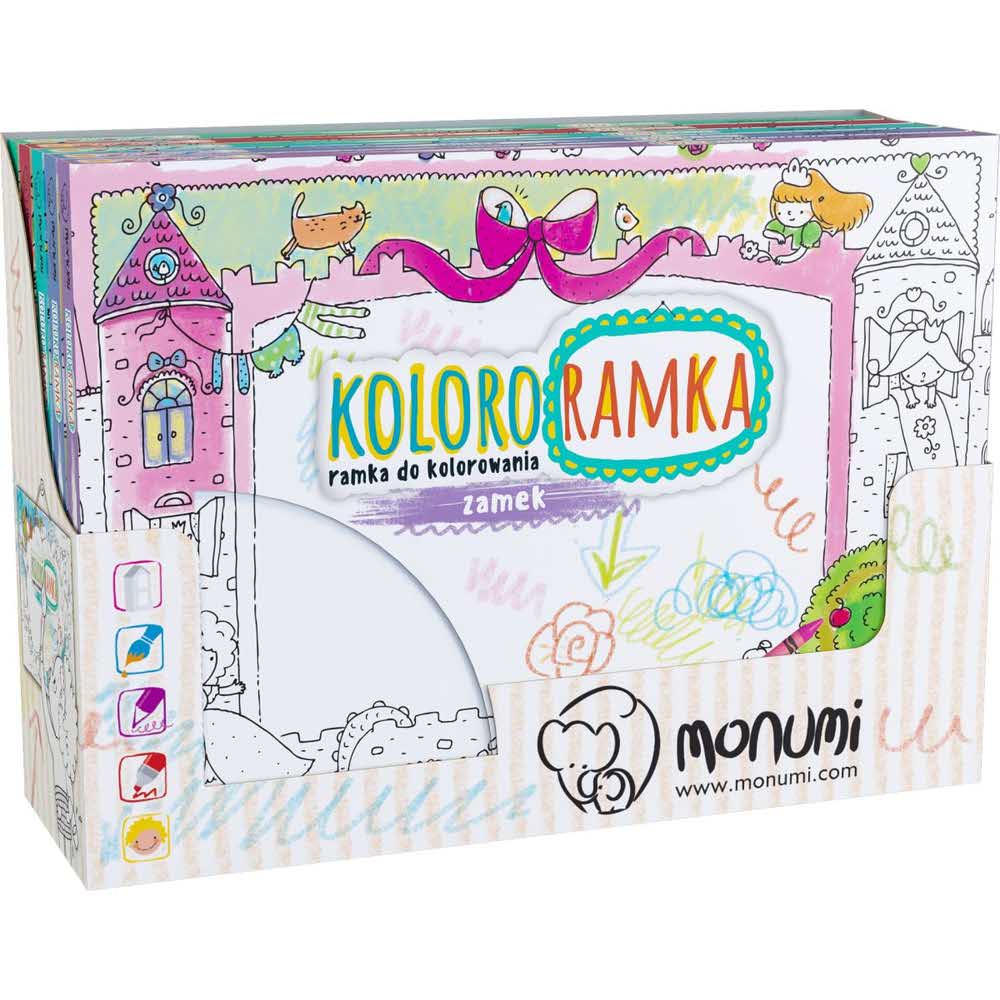 Display (counter) KOLORORAMKA 3D, L, miks 5 szt., Monumi M PR-0002 C05