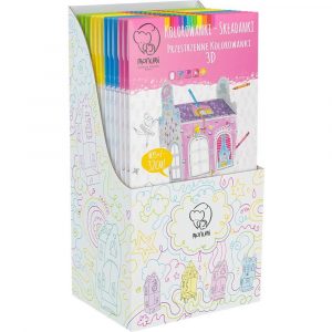 Display (counter) Kolorowanki składane MINI 32 cm, 32 szt., 4 różne wzory, Monumi M PD-0005 C32