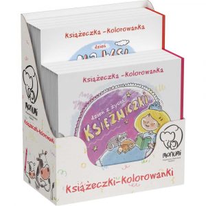 Display (counter) Książęczka kolorowanka, 8 szt, 4 różne wzory, Monumi M PK-0001 C08