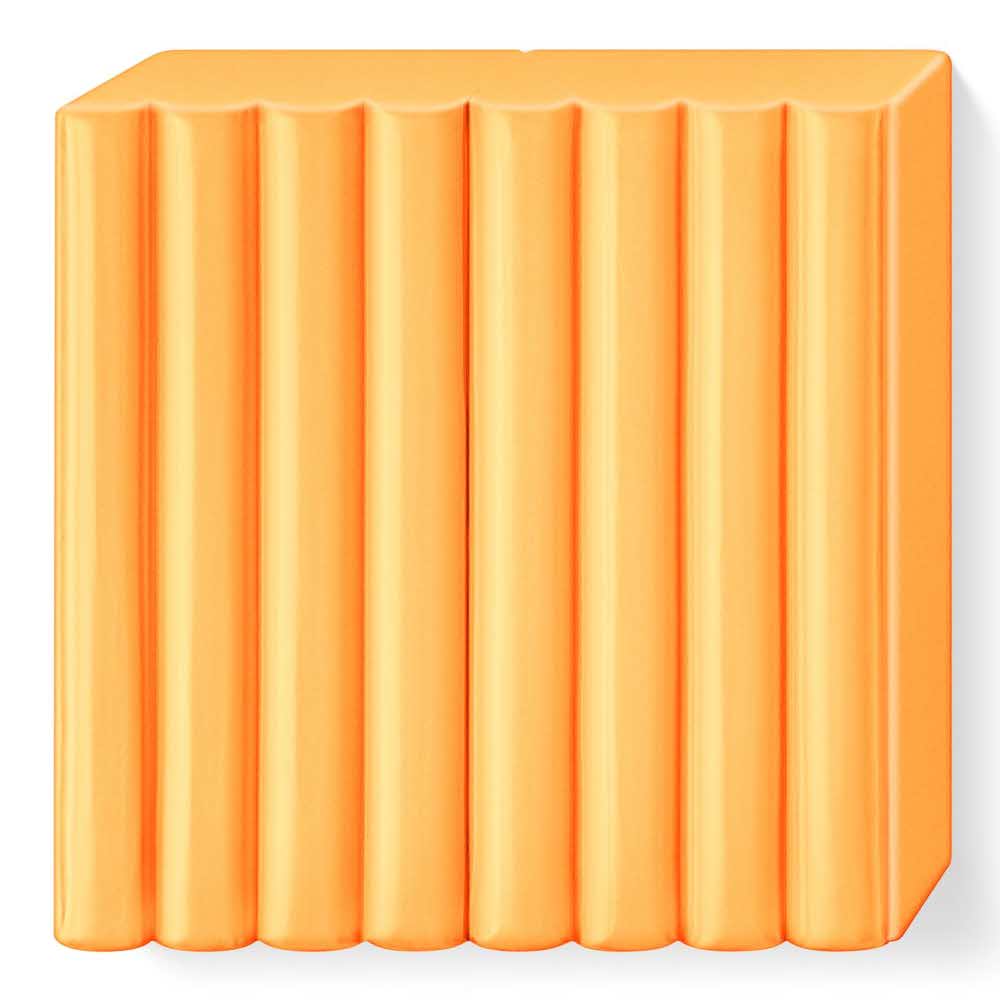 FIMO, Masa plastyczna termoutwardzalna Effect, neon pomarańczowy, 57g, kostka S 8010-401 - obrazek 2