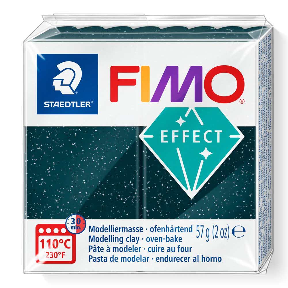 FIMO, Masa plastyczna termoutwardzalna Effect, pył księżycowy marmurkowa, 57g, kostka S 8020-903