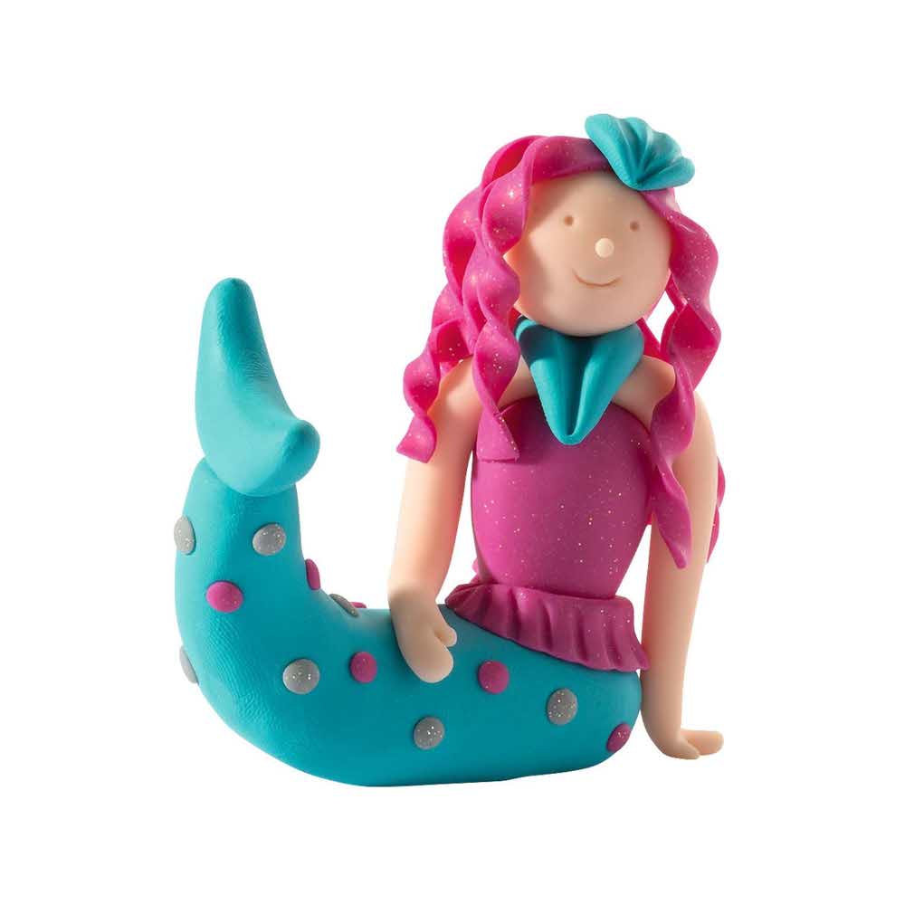 FIMO, Masa plastyczna termoutwardzalna, Form&Play Syrenka, 42g, 4 kostki, zestaw z akcesoriami S 8034 12 - obrazek 3