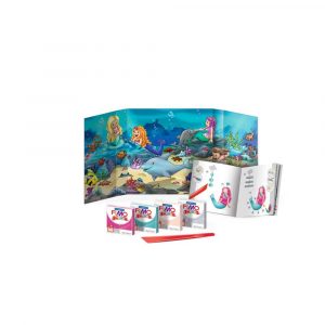 FIMO, Masa plastyczna termoutwardzalna, Form&Play Syrenka, 42g, 4 kostki, zestaw z akcesoriami S 8034 12