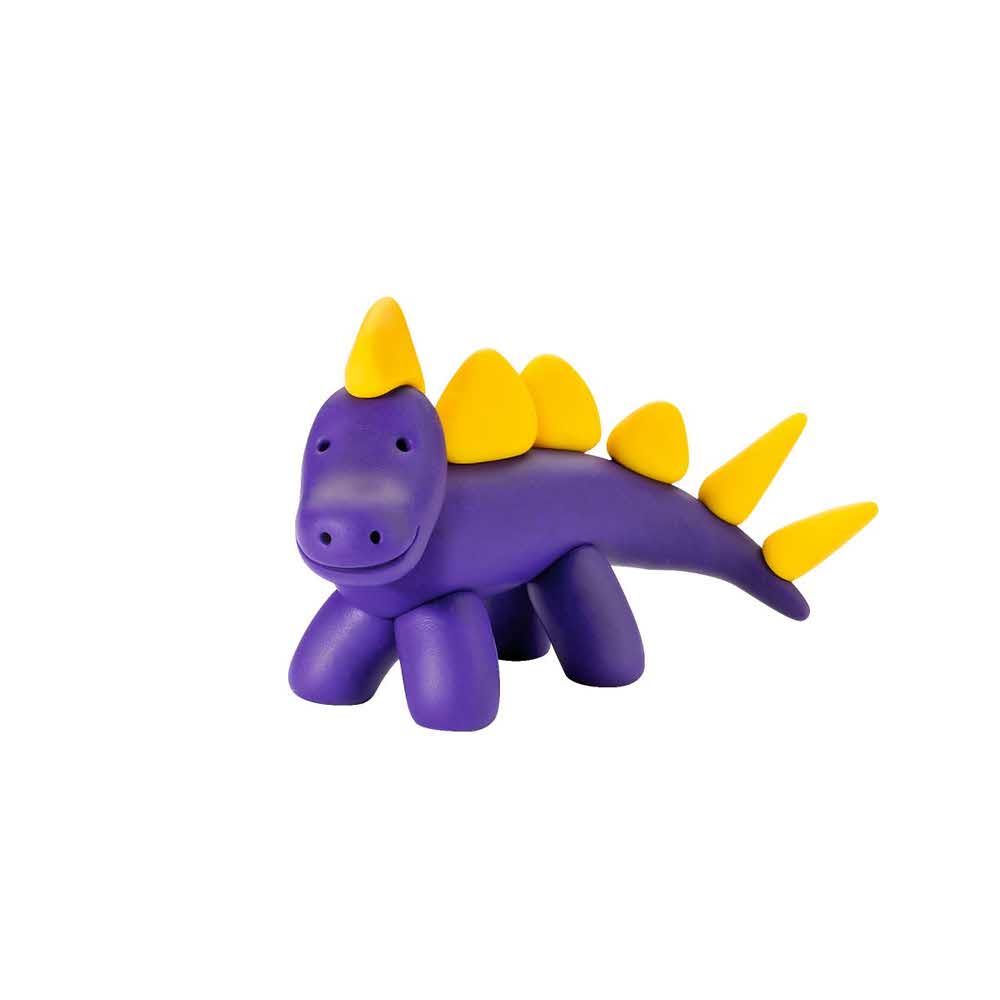 FIMO, Masa plastyczna termoutwardzalna Kids, Form&Play Dinozaury, 42g, 4 kostki, zestaw z akcesoriami S 8034 07 - obrazek 5