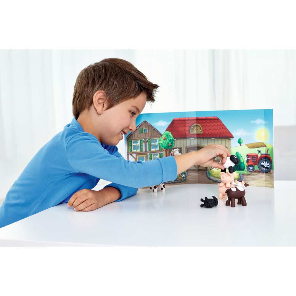 FIMO, Masa plastyczna termoutwardzalna Kids, Form&Play Farma, 42g, 4 kostki, zestaw z akcesoriami S 8034 01 - obrazek 9