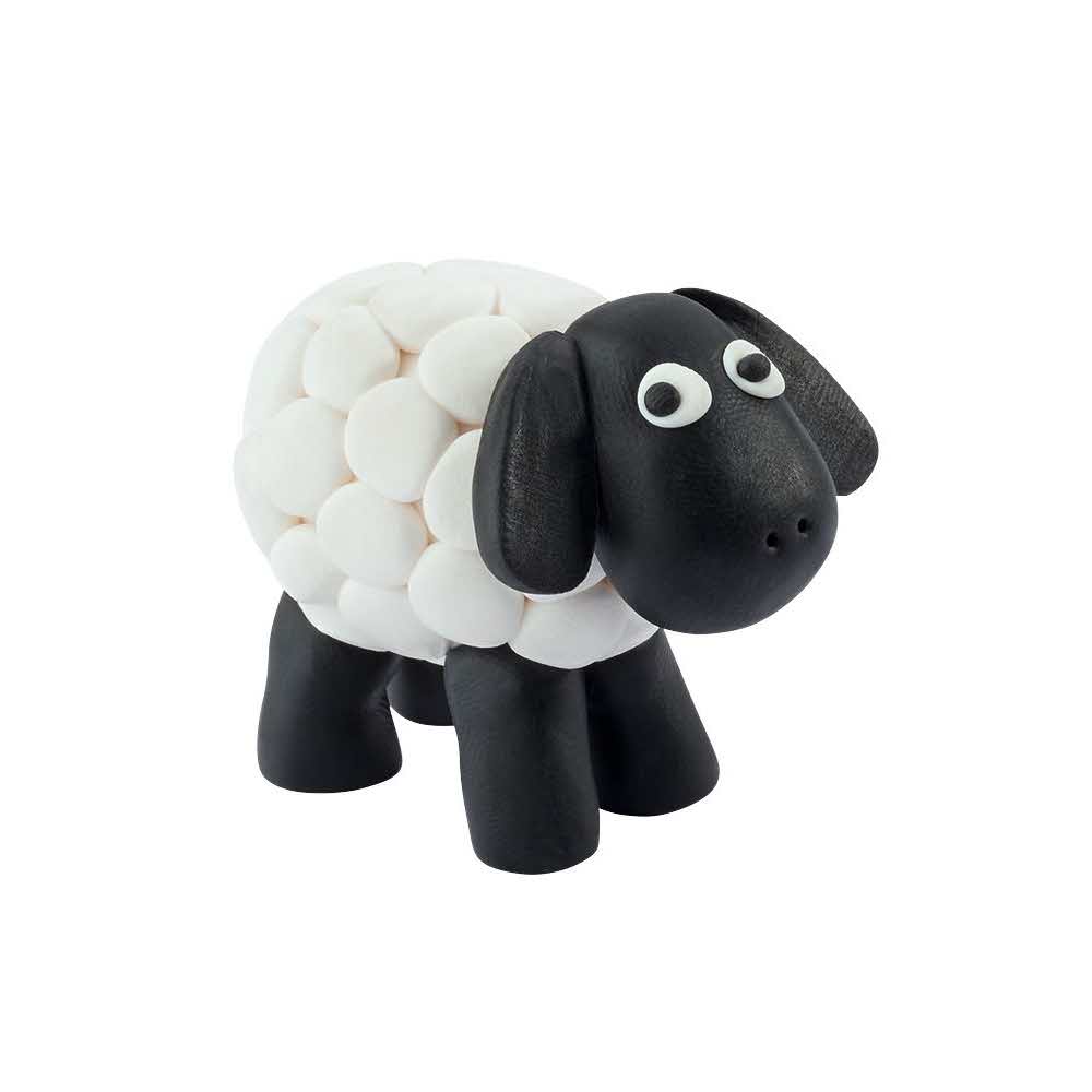 FIMO, Masa plastyczna termoutwardzalna Kids, Form&Play Farma, 42g, 4 kostki, zestaw z akcesoriami S 8034 01 - obrazek 5