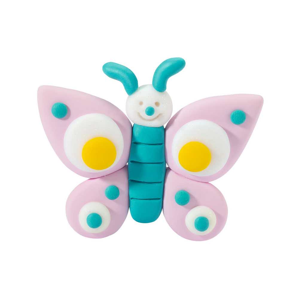 FIMO, Masa plastyczna termoutwardzalna Kids, Form&Play Motyle, 42g, 4 kostki, zestaw z akcesoriami S 8034 10 - obrazek 3