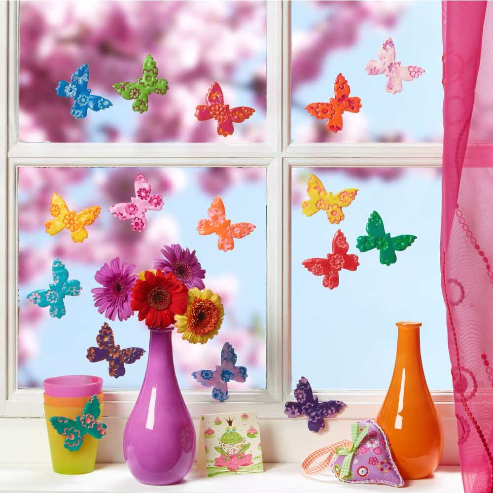 FIMO, Masa plastyczna termoutwardzalna Kids, żółta perłowa, 42g, kostka S 8030-106 - obrazek 4