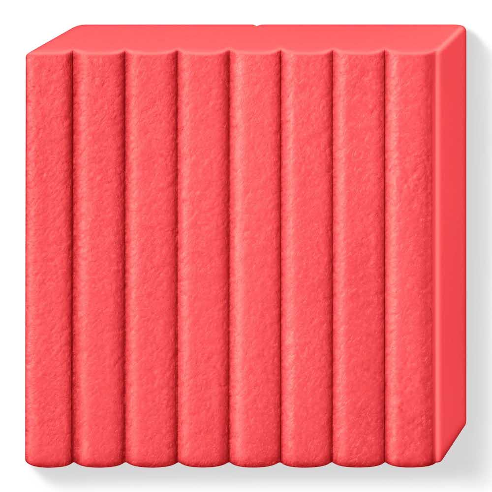 FIMO, Masa plastyczna termoutwardzalna Leather Effect, arbuzowa, kostka, 57g S 8010-249 - obrazek 3