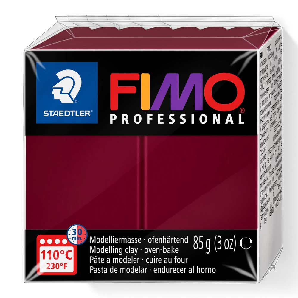 FIMO, Masa plastyczna termoutwardzalna Professional, bordowa, 85g S 8004-23