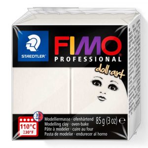 FIMO, Masa plastyczna termoutwardzalna Professional Doll art., porcelanowa transparentna, 85g S 8027-03