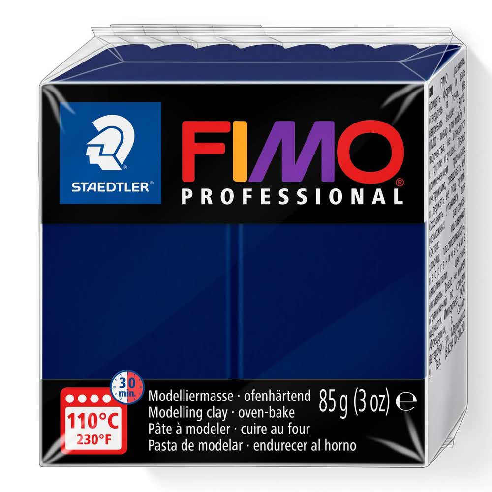 FIMO, Masa plastyczna termoutwardzalna Professional, granatowa, 85g S 8004-34