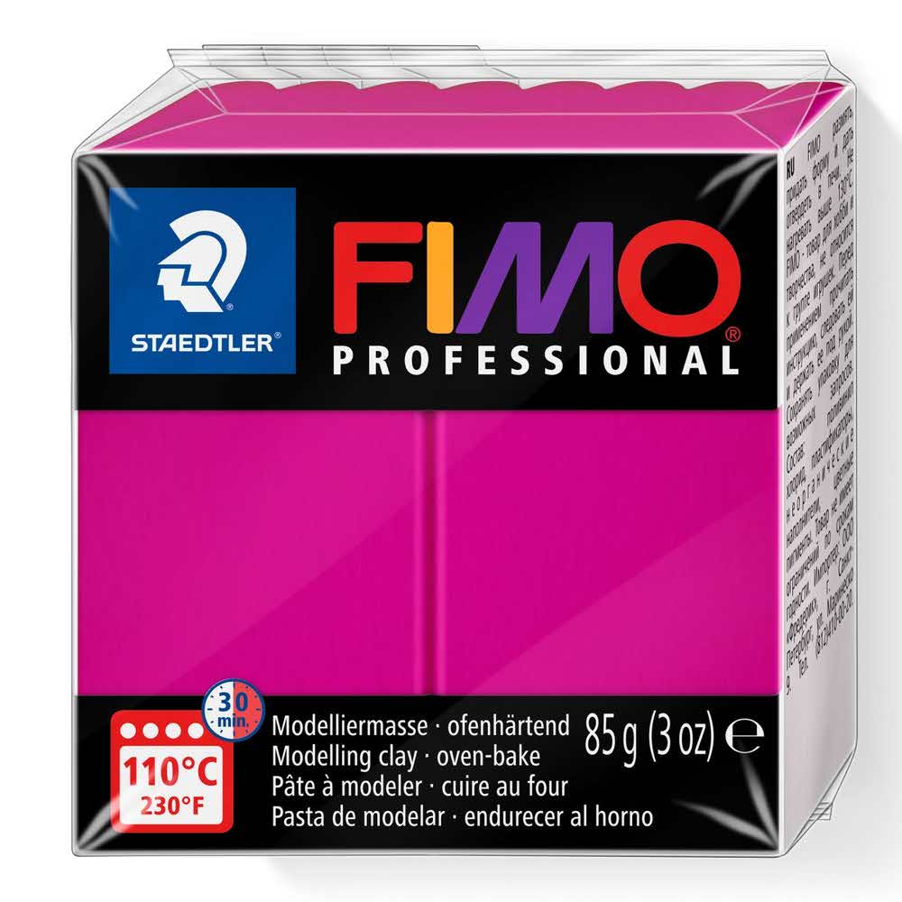 FIMO, Masa plastyczna termoutwardzalna Professional, magenta, 85g S 8004-210