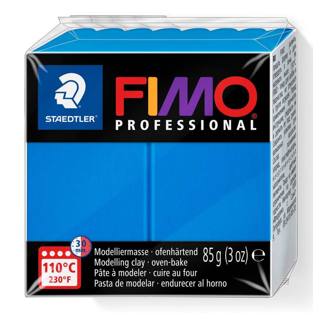 FIMO, Masa plastyczna termoutwardzalna Professional, niebieska, 85g S 8004-300
