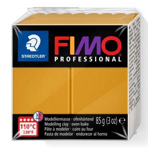 FIMO, Masa plastyczna termoutwardzalna Professional, ochra, 85g S 8004-17