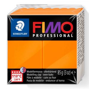 FIMO, Masa plastyczna termoutwardzalna Professional, pomarańczowa, 85g S 8004-4