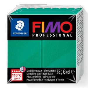 FIMO, Masa plastyczna termoutwardzalna Professional, zieleń morska, 85g S 8004-500