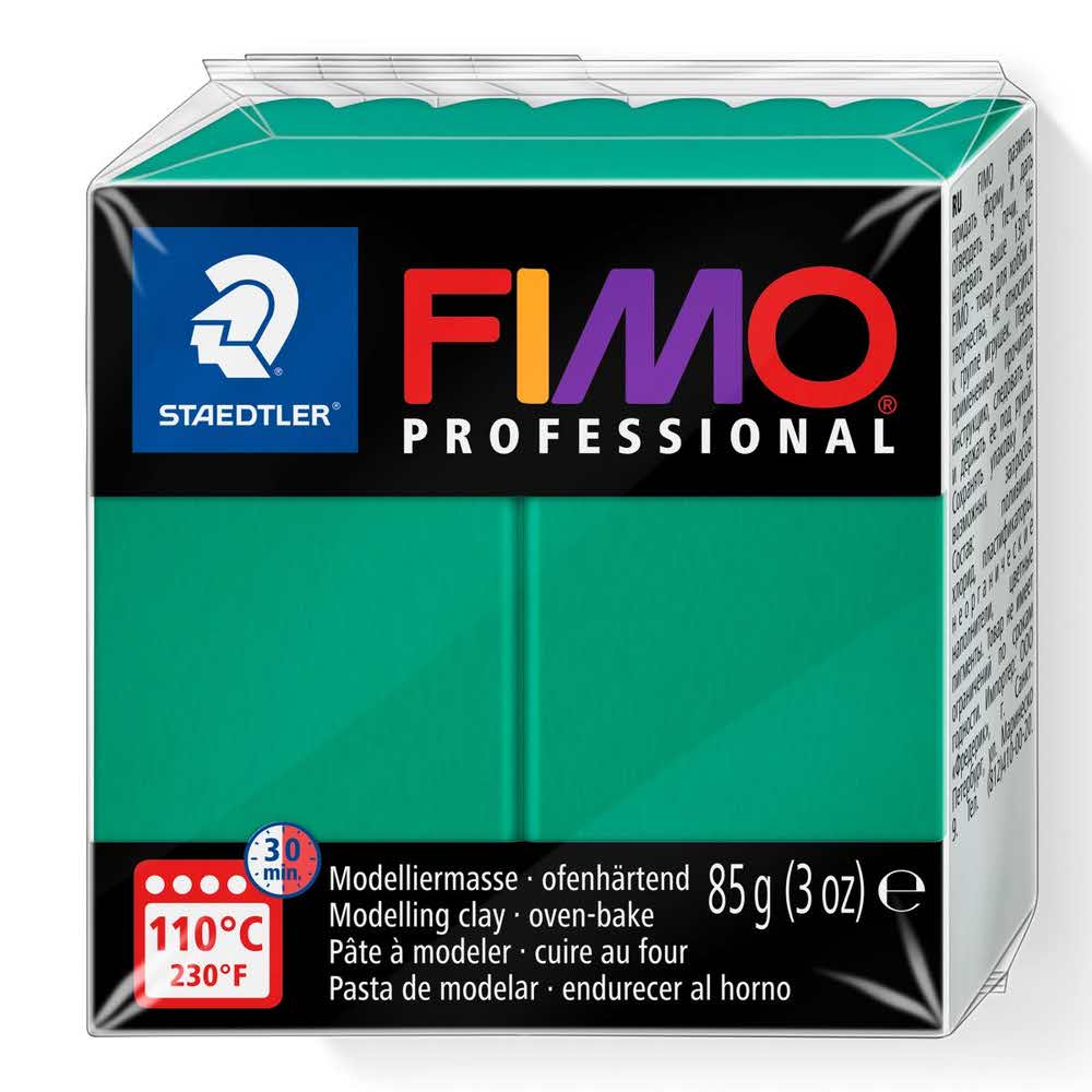 FIMO, Masa plastyczna termoutwardzalna Professional, zieleń morska, 85g S 8004-500
