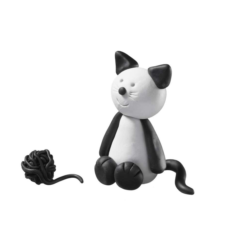 FIMO, Masa plastyczna termoutwardzalna, Śmieszne Koty, 42g, 2 kostki, zestaw z akcesoriami S 8035 10 - obrazek 3