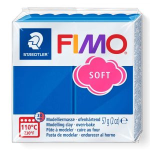 FIMO, Masa plastyczna termoutwardzalna Soft, morska, 57g, kostka S 8020-37