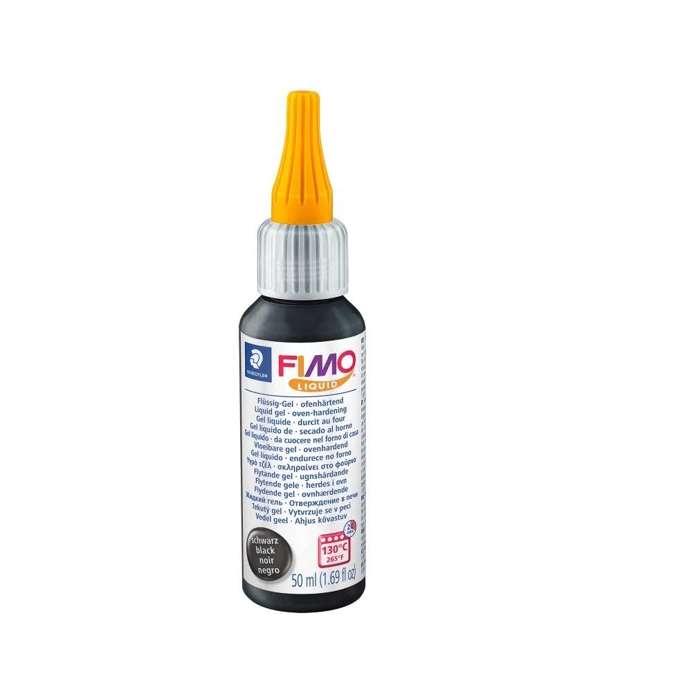 FIMO, Płynna modelina termoutwardzalna Fimo® Liquid, czarna, 50 ml S 8050-9