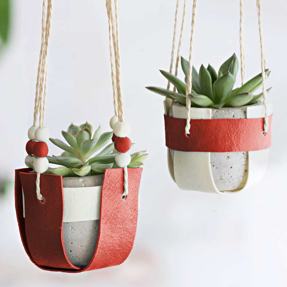 FIMO, Zestaw Fimo Leather Effect, Wisząca doniczka, 4 kostki 25g + akcesoria S 8015 DIY3 - obrazek 4