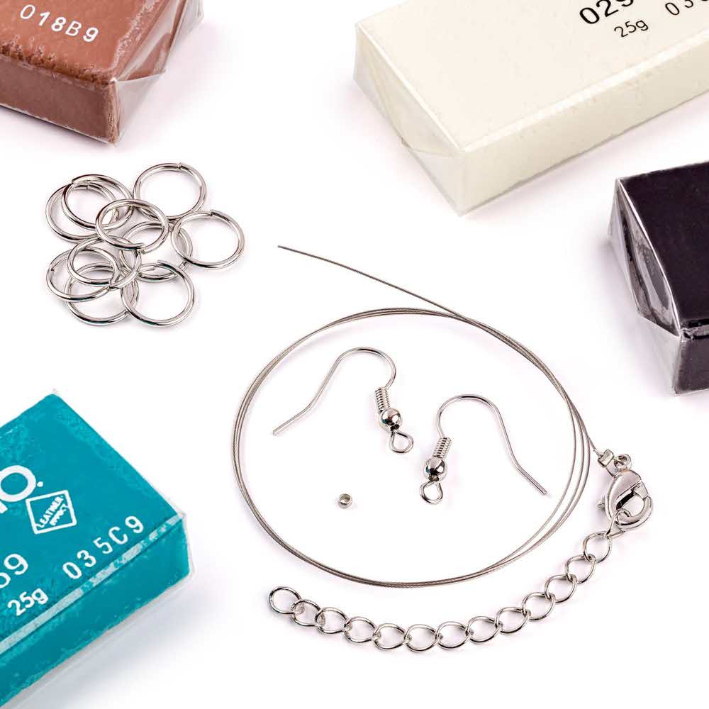 FIMO, Zestaw Leather effect, Biżuteria, 4 kostki x 25g + akcesoria S 8015 DIY1 - obrazek 3