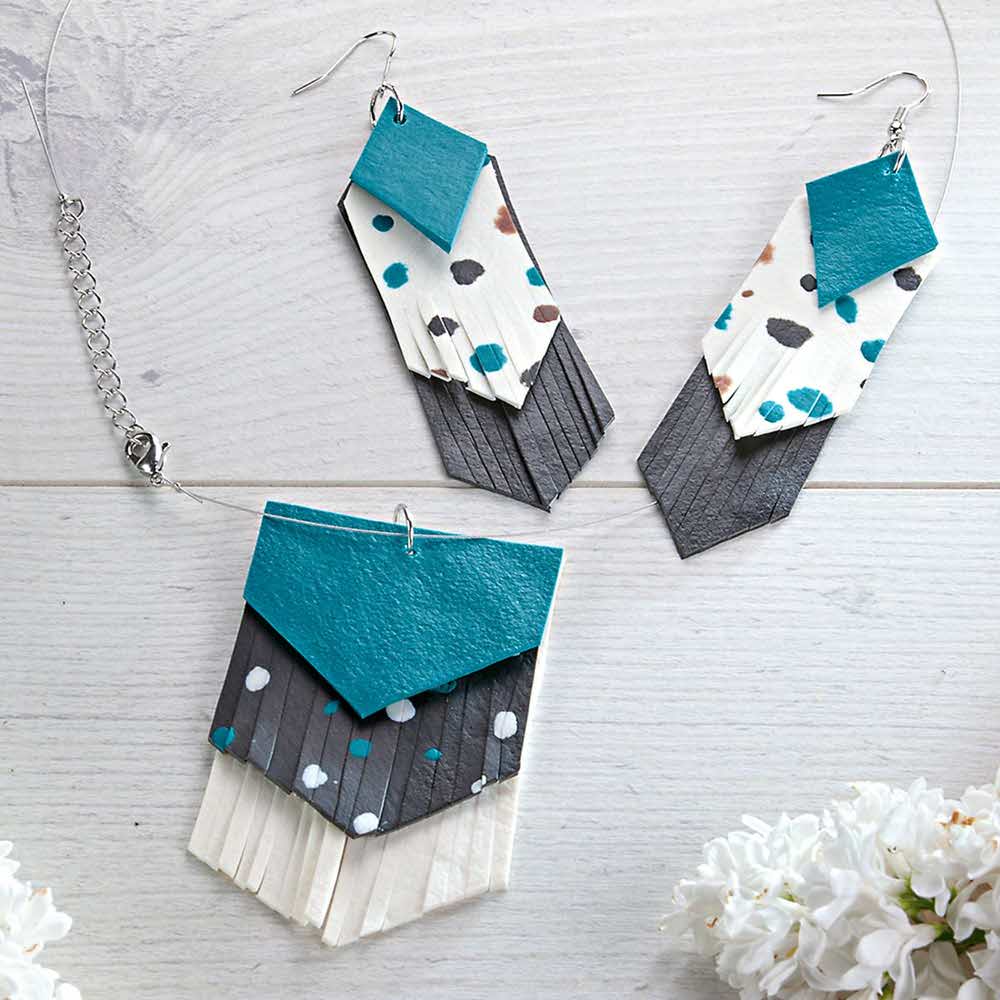 FIMO, Zestaw Leather effect, Biżuteria, 4 kostki x 25g + akcesoria S 8015 DIY1 - obrazek 4