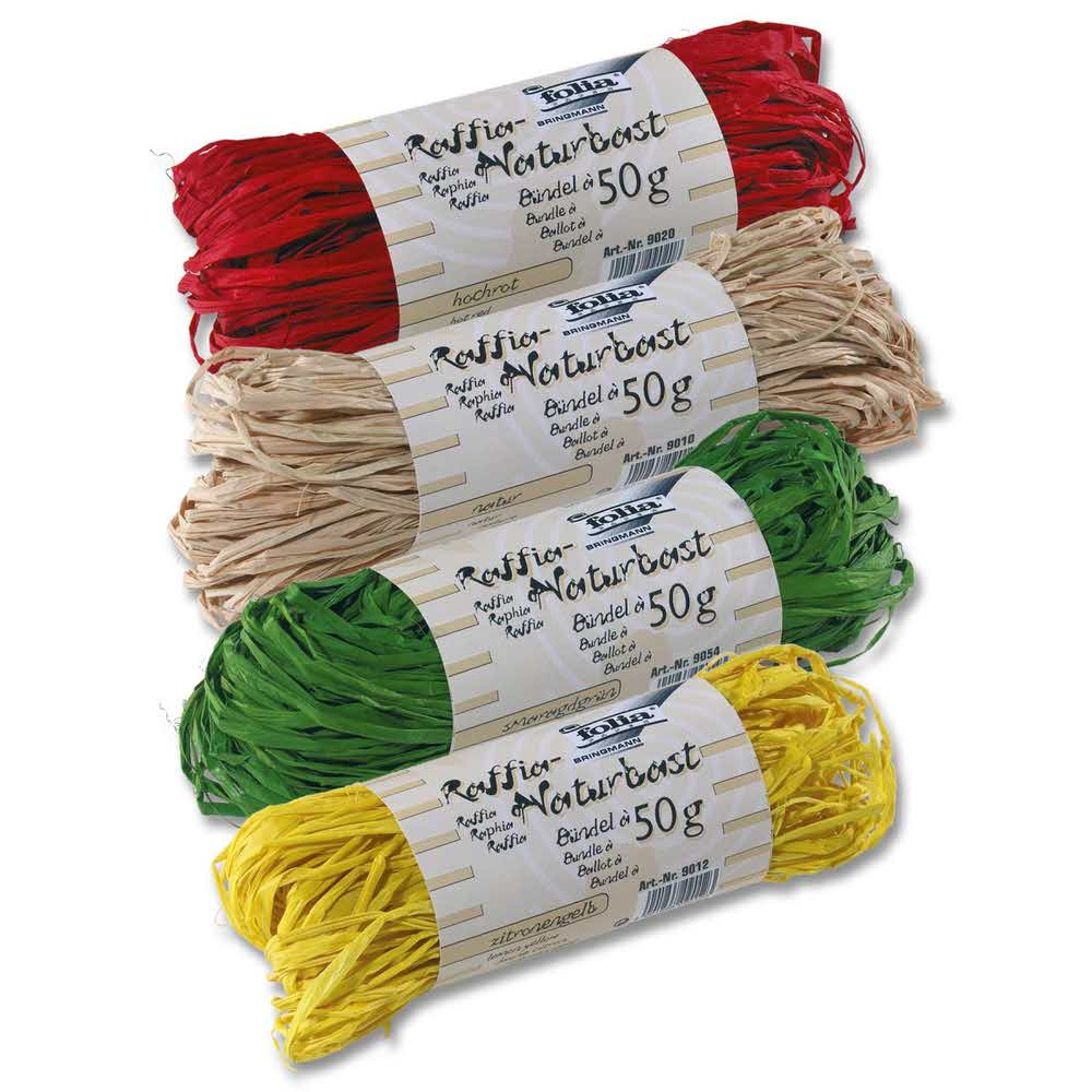 FOLIA, Rafia naturalna, ciemny fiolet, 50g FO 90-28