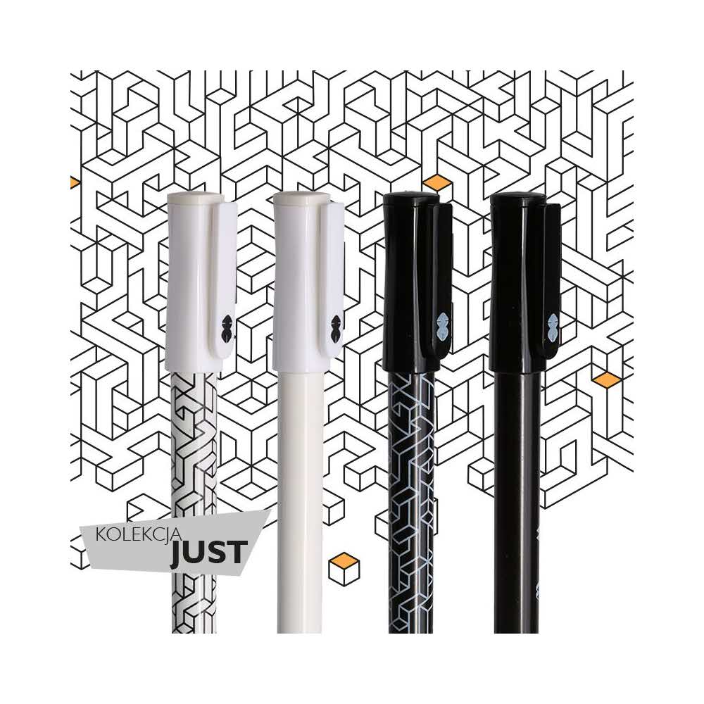 Happy Color, Długopis wymazywalny JUST, niebieski, 0.5 mm, blister, 2 szt. HA 4120 01JU-3 BK2 - obrazek 6