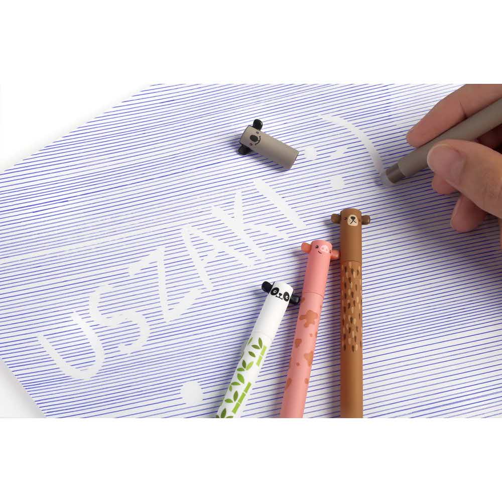 Happy Color, Długopis wymazywalny USZAKI, niebieski, 0.5 mm HA AKPB4471-3 - obrazek 6