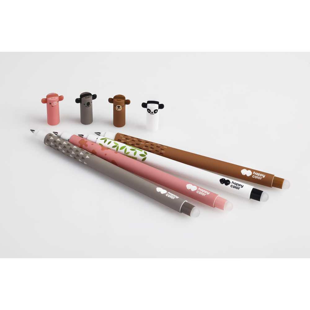 Happy Color, Długopis wymazywalny USZAKI, niebieski, 0.5 mm HA AKPB4471-3 - obrazek 5