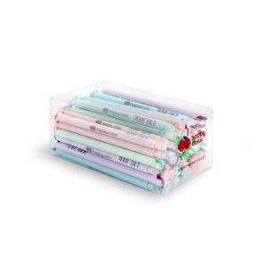 Happy Color, Długopis wymazywalny USZAKI PASTEL, niebieski, 0.5 mm, 60 szt. HA 4120 01UP-P60