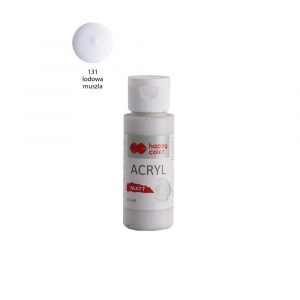 Happy Color, Farba akrylowa MATT, lodowa muszla, 60 ml HA 7375 0060-131