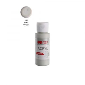 Happy Color, Farba akrylowa MATT, szara ostryga, 60 ml HA 7375 0060-180