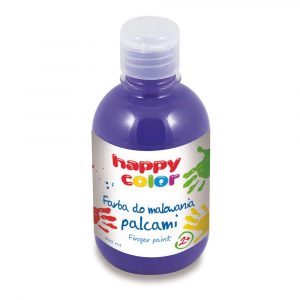 Happy Color, Farba do malowania palcami, fioletowa, 300 ml HA 3350 0300-61