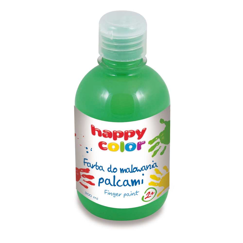 Happy Color, Farba do malowania palcami, zielona, 300 ml HA 3350 0300-5