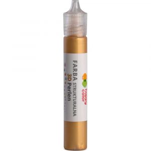 Happy Color, Farba strukturalna 3D - Perlen, złota, 32 ml HA 7360 0032-101